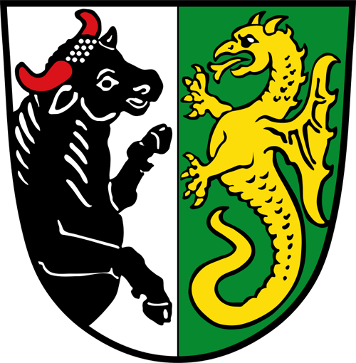 Das Gemeindewappen von Hohenfurch